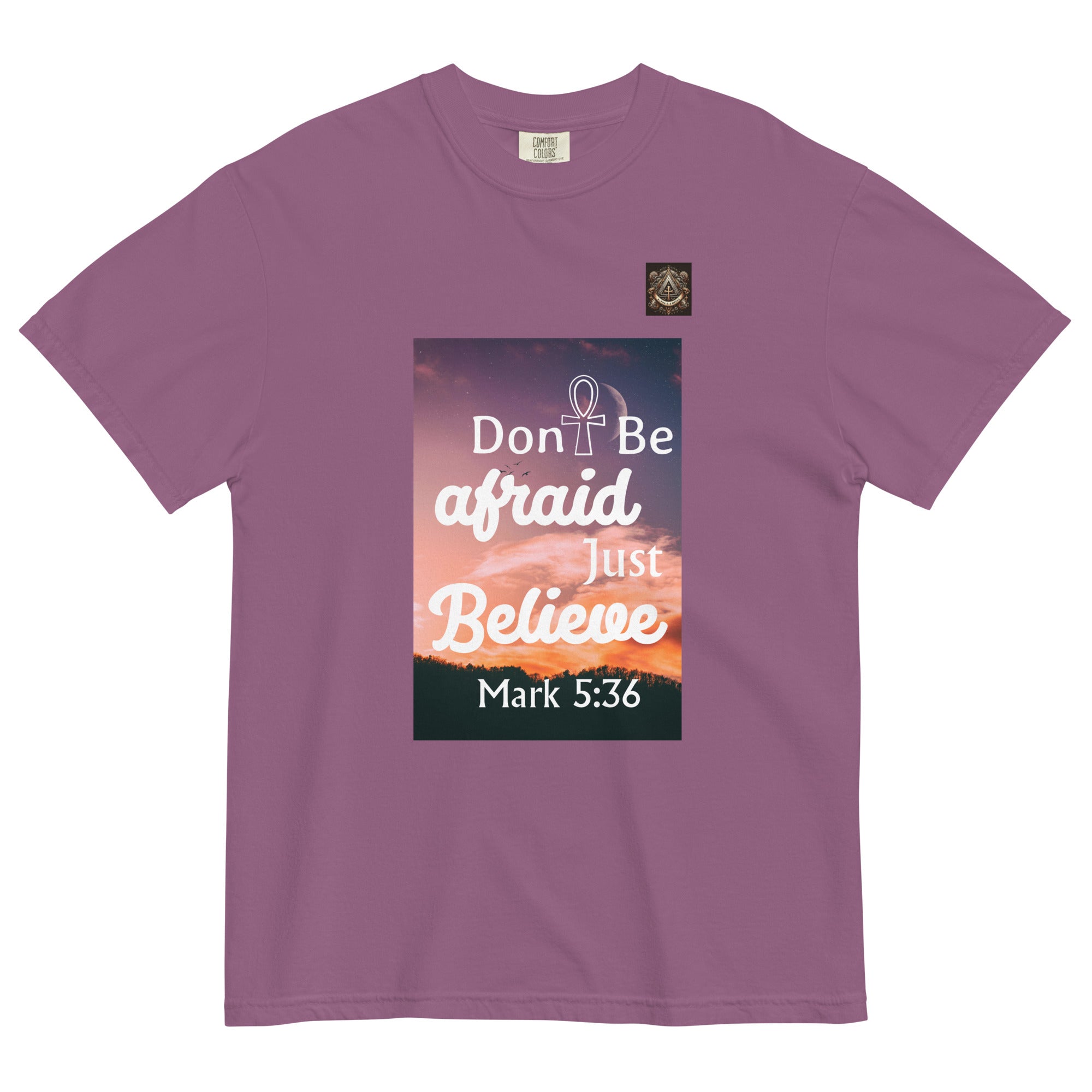 Unisex garment-dyed heavyweight t-shirt