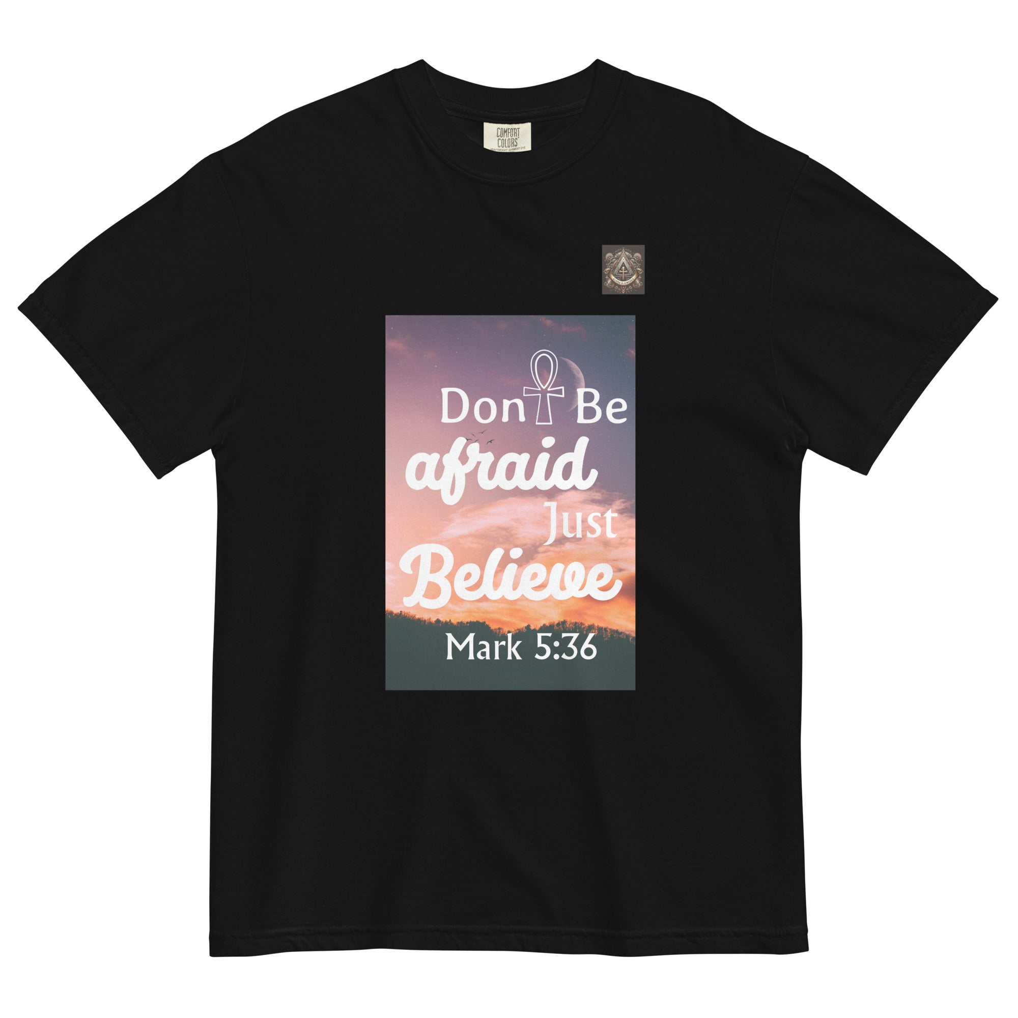 Unisex garment-dyed heavyweight t-shirt