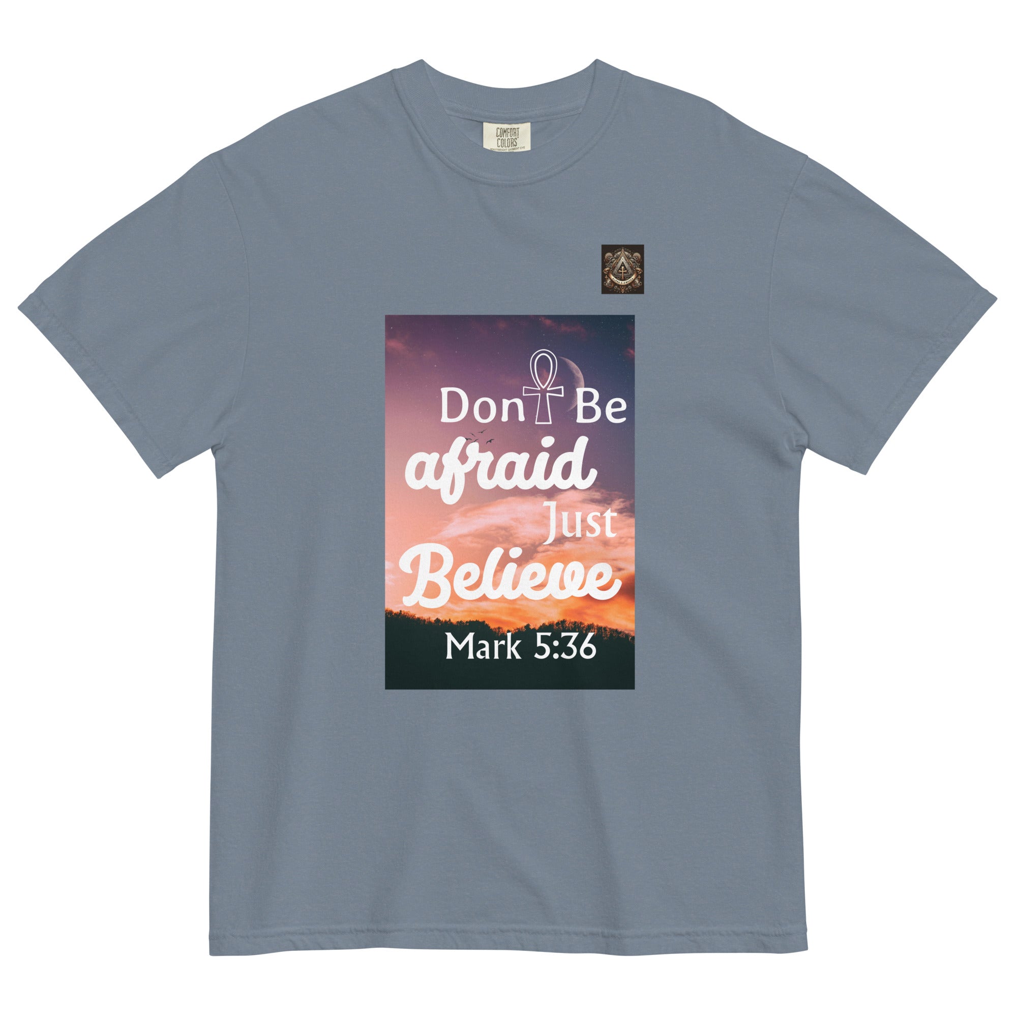 Unisex garment-dyed heavyweight t-shirt