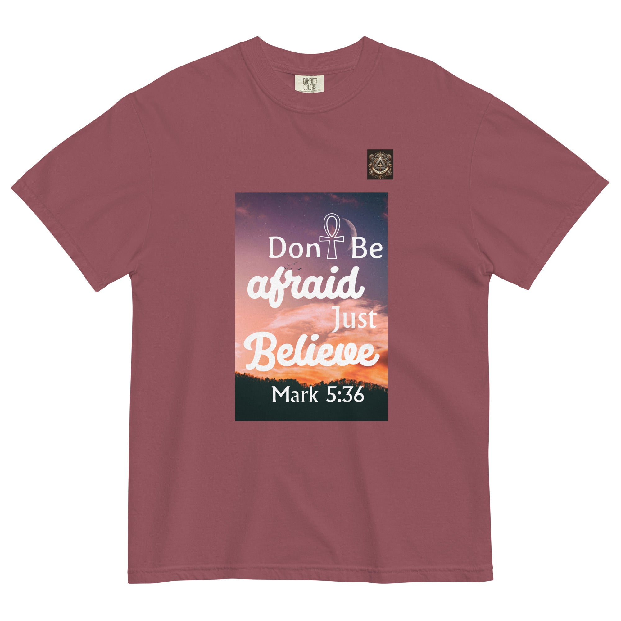 Unisex garment-dyed heavyweight t-shirt