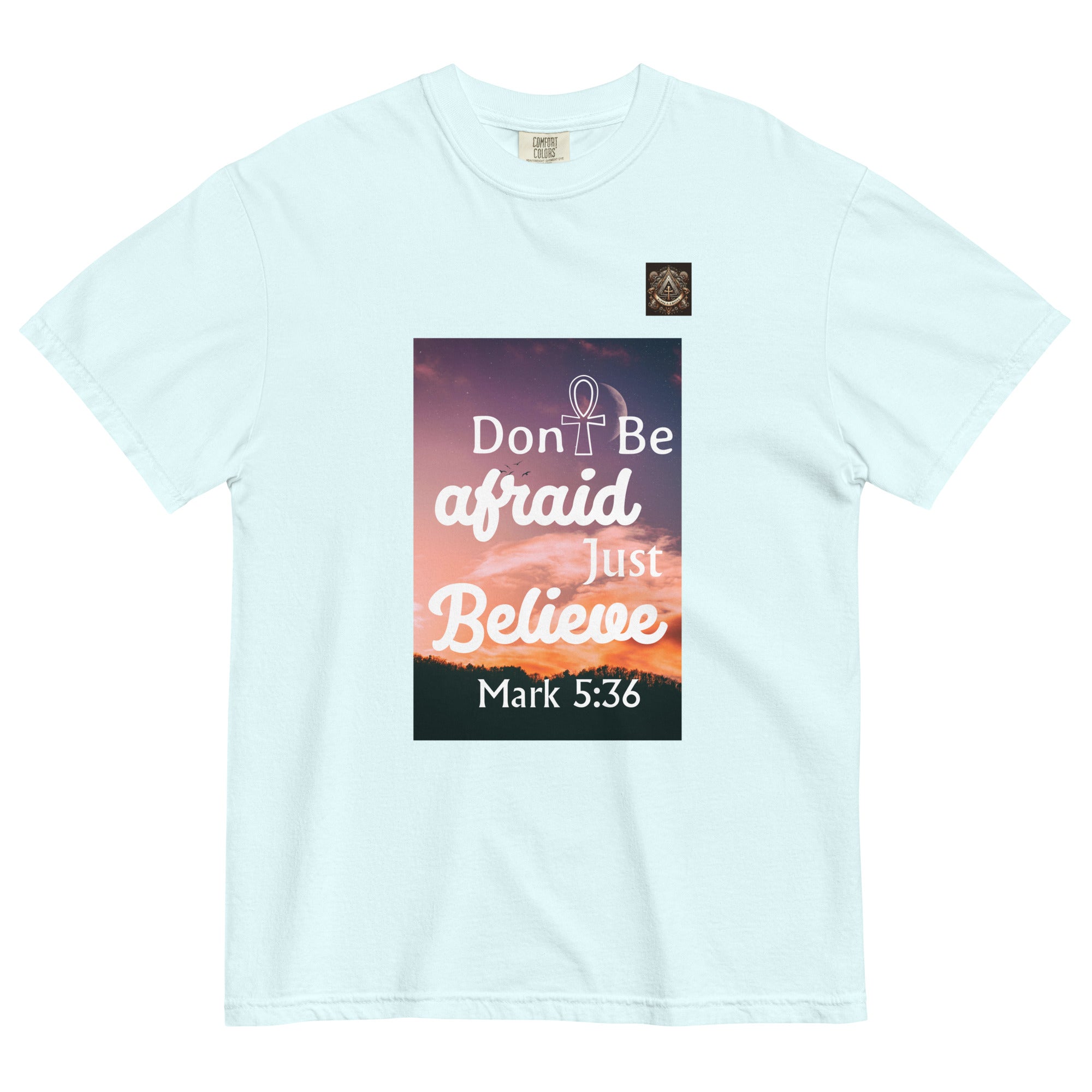 Unisex garment-dyed heavyweight t-shirt