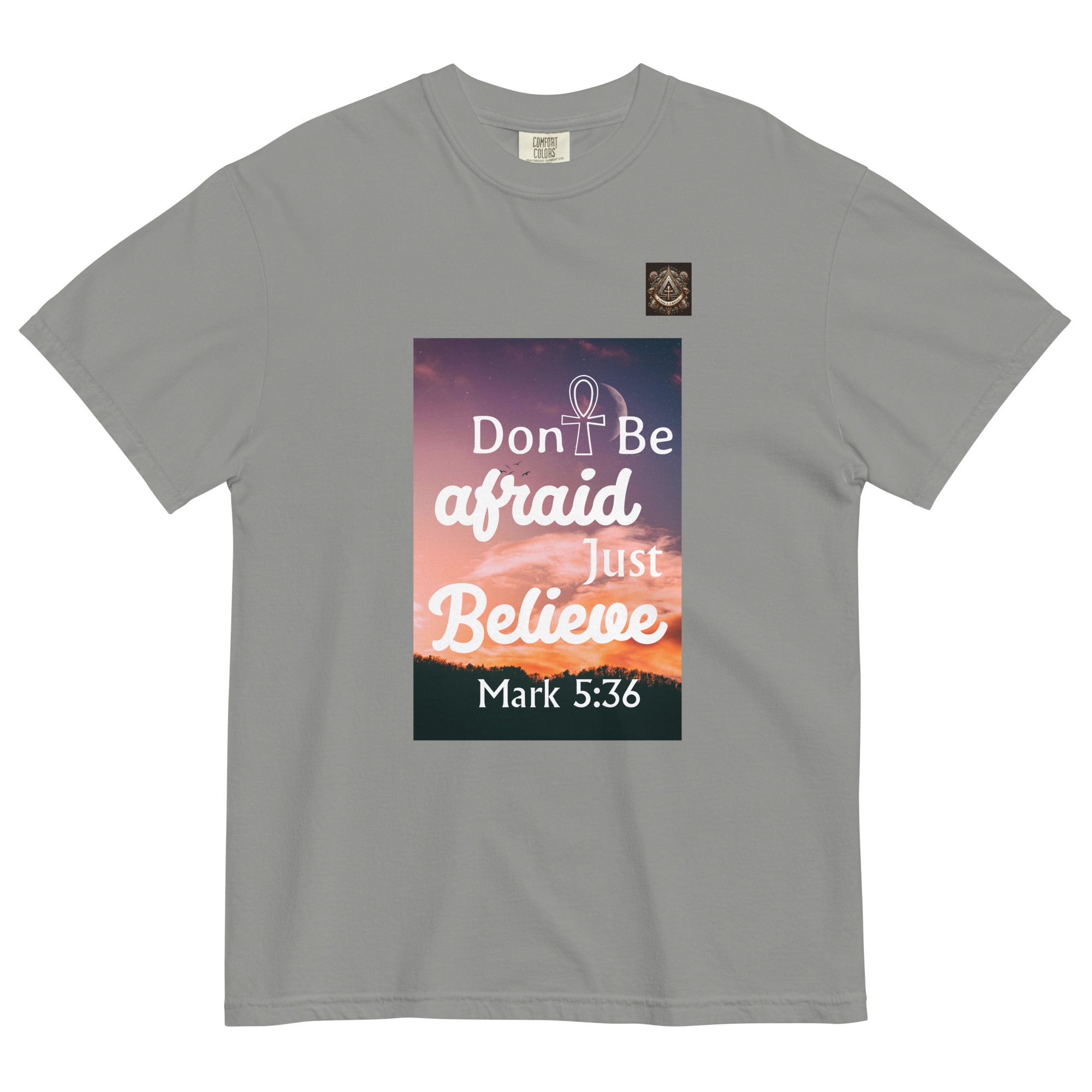 Unisex garment-dyed heavyweight t-shirt