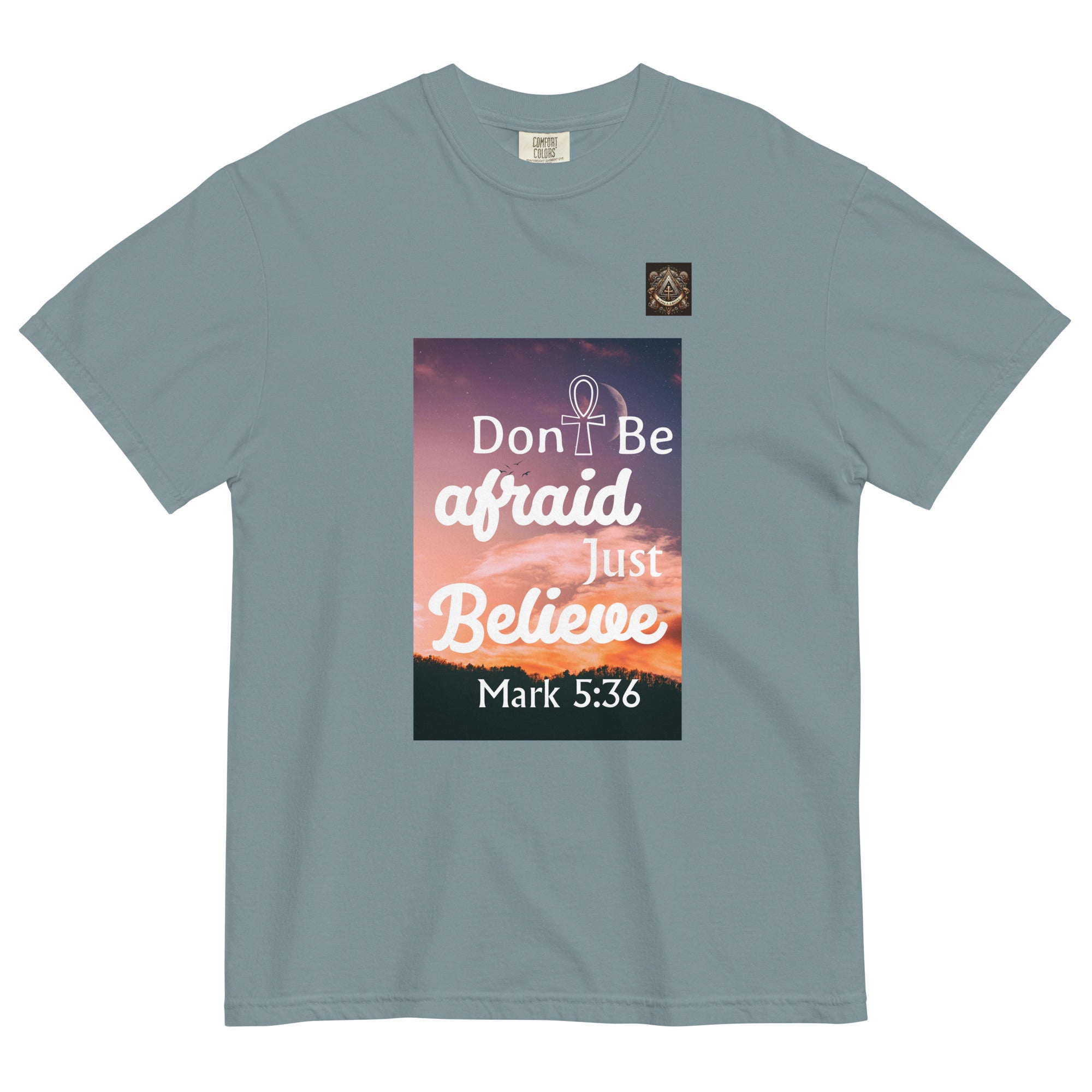 Unisex garment-dyed heavyweight t-shirt