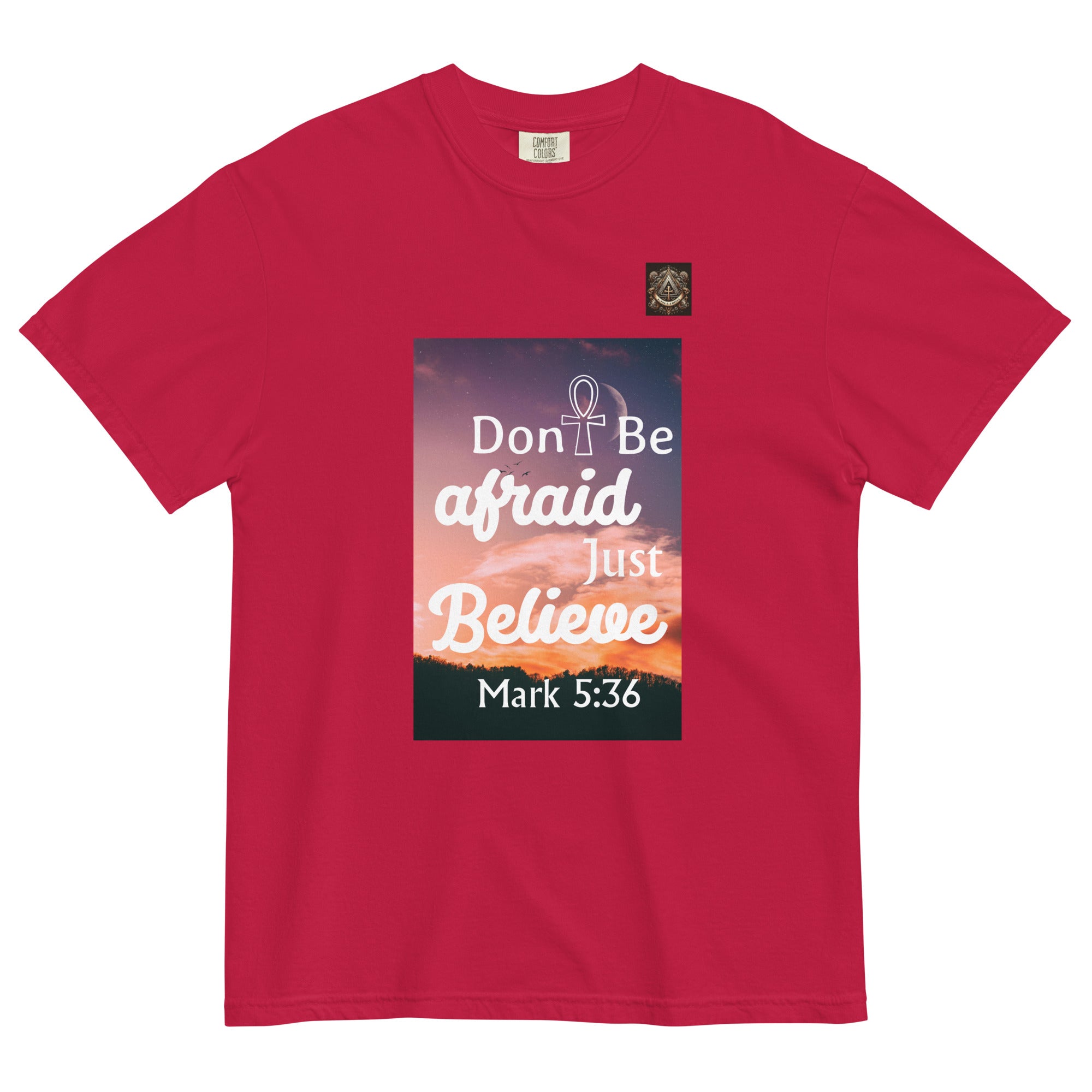 Unisex garment-dyed heavyweight t-shirt