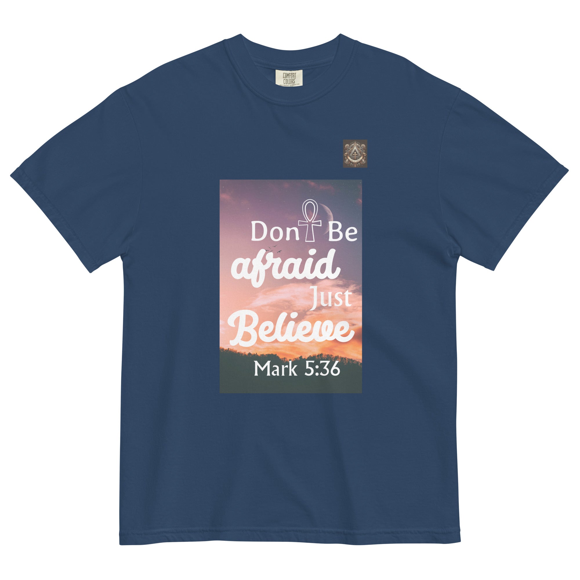 Unisex garment-dyed heavyweight t-shirt